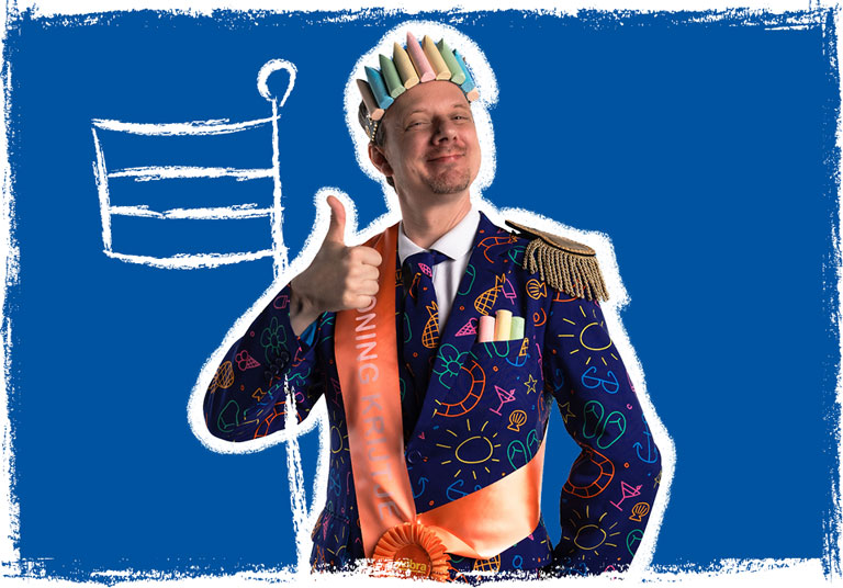 Ontmoet Koning Krijtje