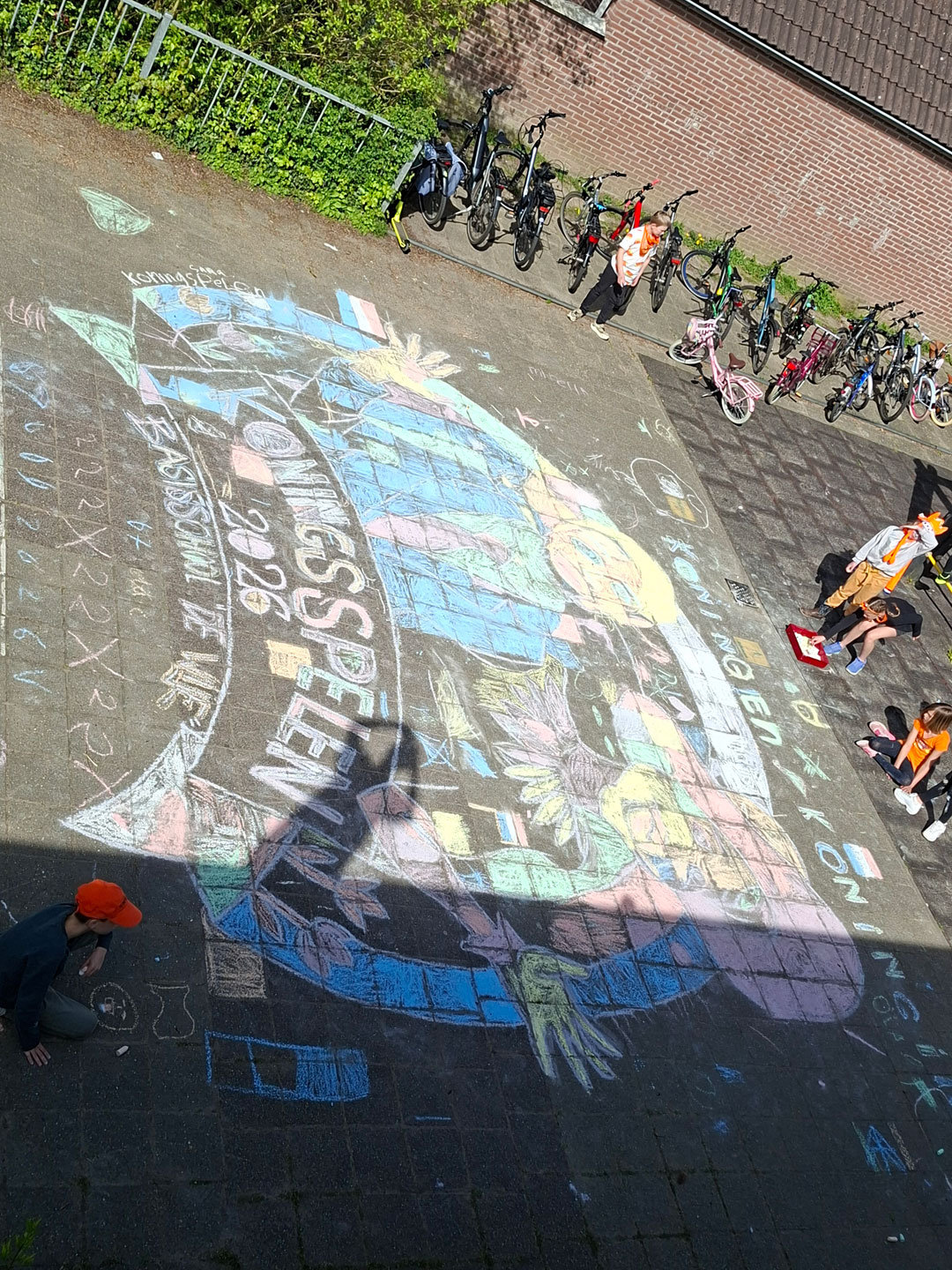 Krijtje Koning 2026 derde prijs OBS de Wije uit Wije uit Oudewater