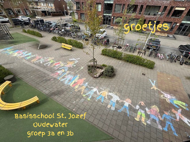 Krijtje Koning 2026 tweede prijs Basisschool St. Jozef uit Oudewater