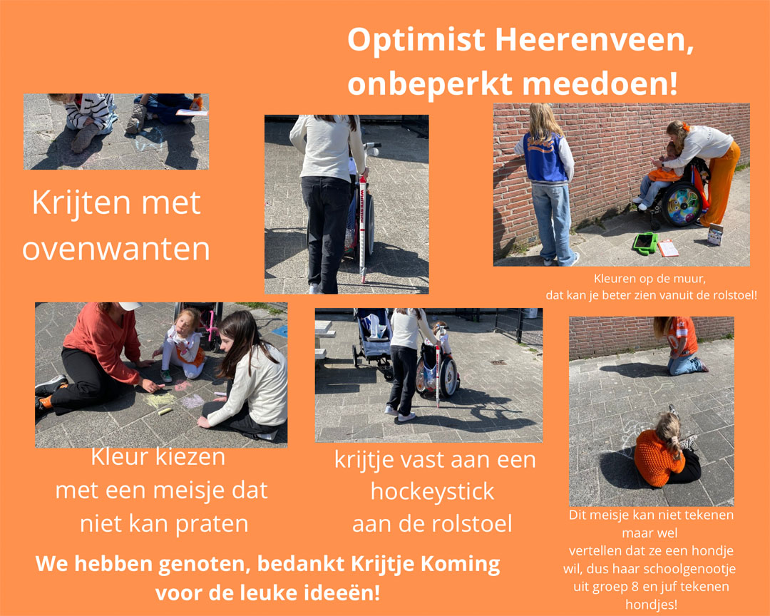 Krijtje Koning 2025 Optimist Heerenveen